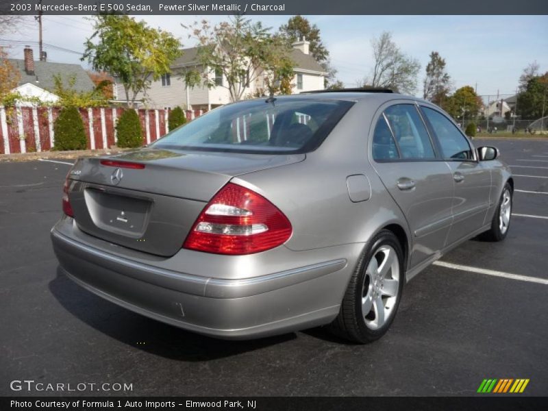 Pewter Silver Metallic / Charcoal 2003 Mercedes-Benz E 500 Sedan