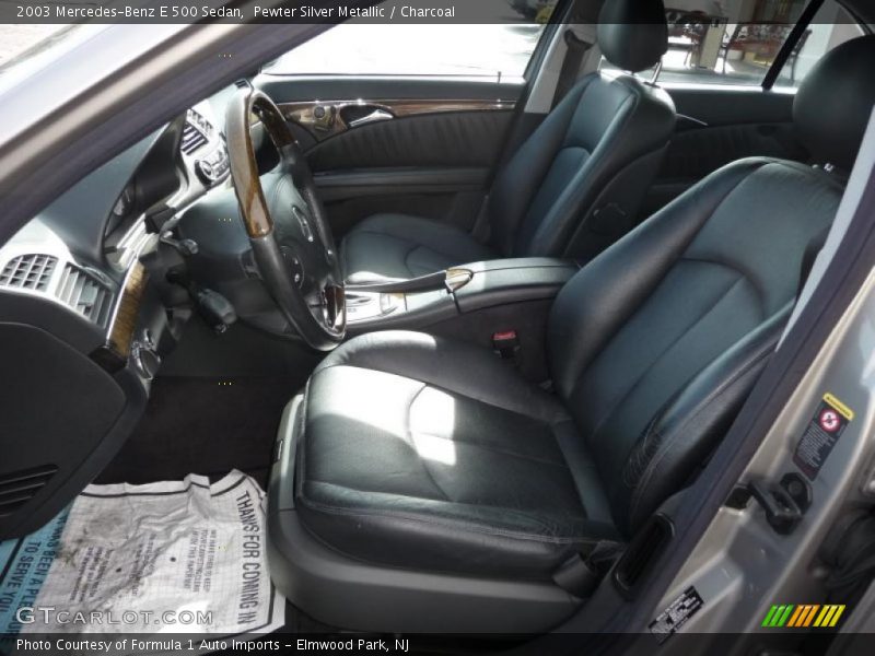Pewter Silver Metallic / Charcoal 2003 Mercedes-Benz E 500 Sedan