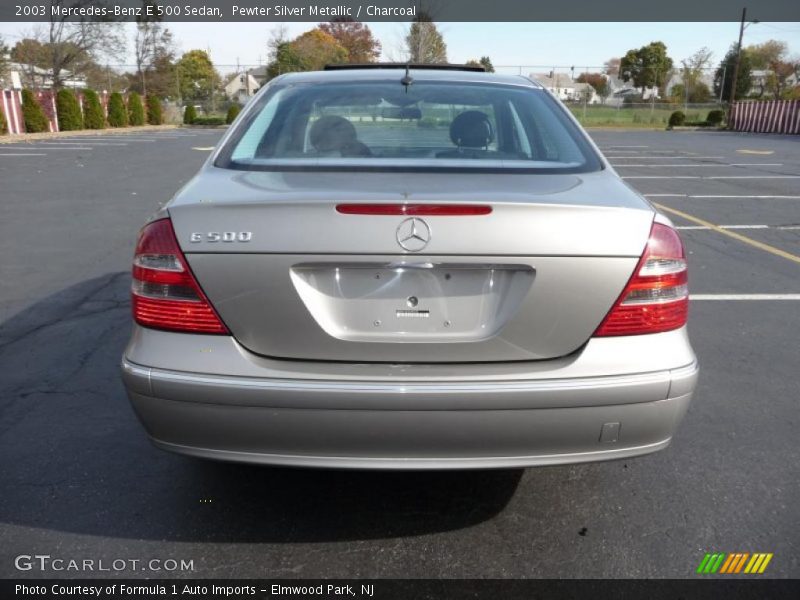 Pewter Silver Metallic / Charcoal 2003 Mercedes-Benz E 500 Sedan