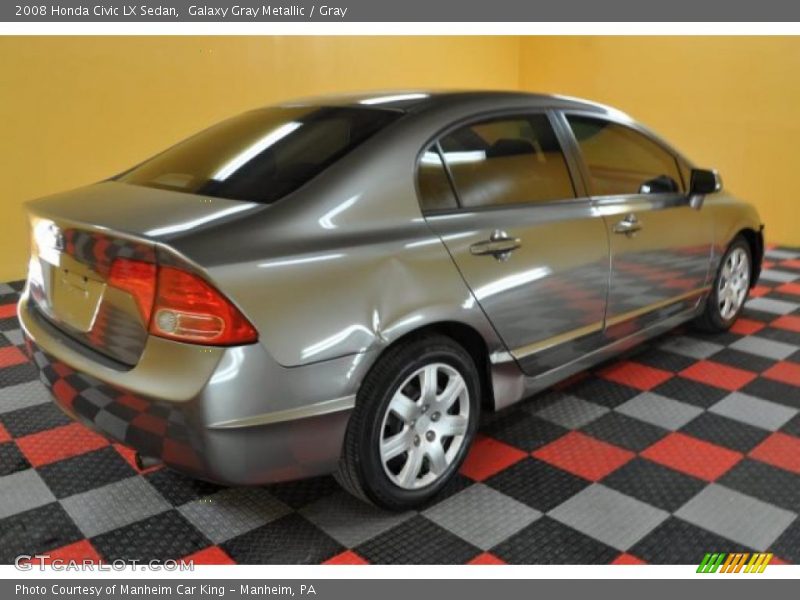 Galaxy Gray Metallic / Gray 2008 Honda Civic LX Sedan