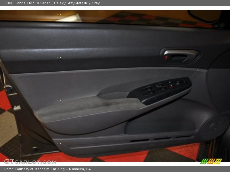 Galaxy Gray Metallic / Gray 2008 Honda Civic LX Sedan