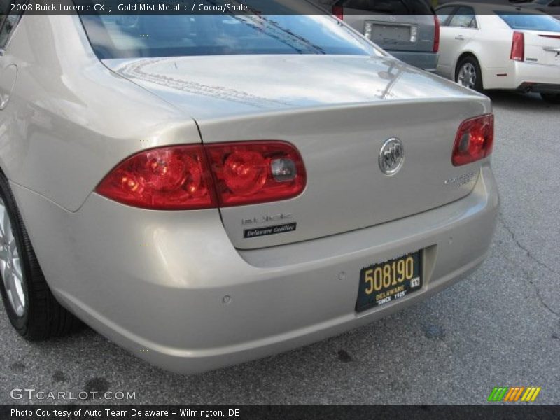 Gold Mist Metallic / Cocoa/Shale 2008 Buick Lucerne CXL