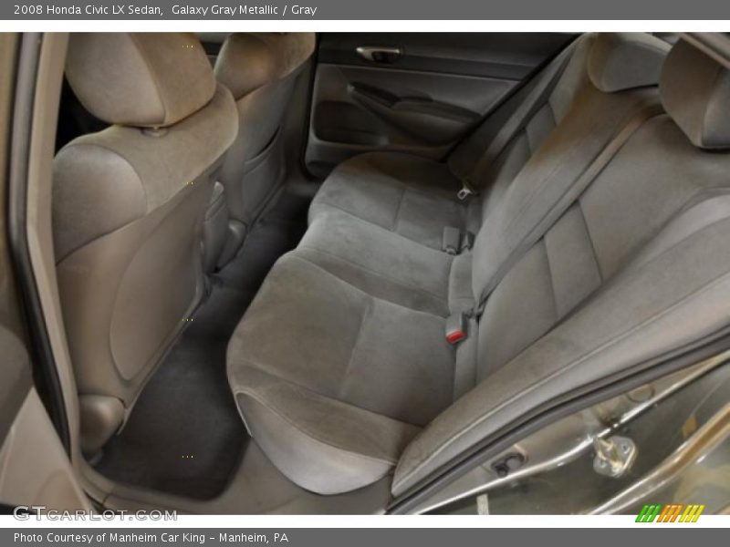 Galaxy Gray Metallic / Gray 2008 Honda Civic LX Sedan
