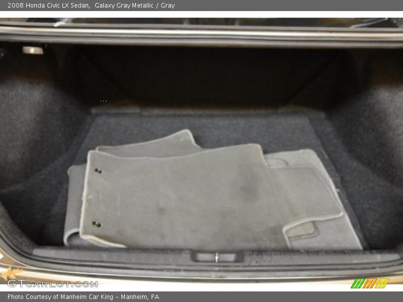 Galaxy Gray Metallic / Gray 2008 Honda Civic LX Sedan
