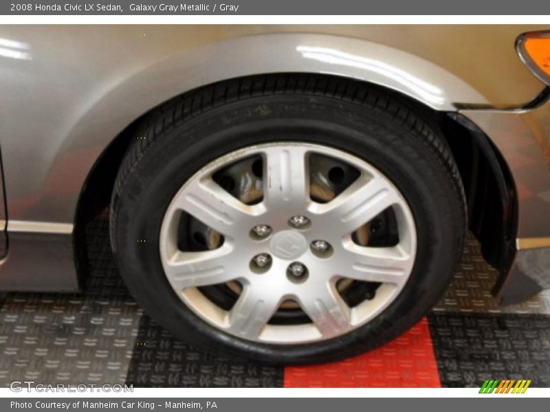 Galaxy Gray Metallic / Gray 2008 Honda Civic LX Sedan