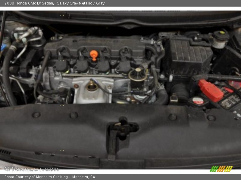 Galaxy Gray Metallic / Gray 2008 Honda Civic LX Sedan