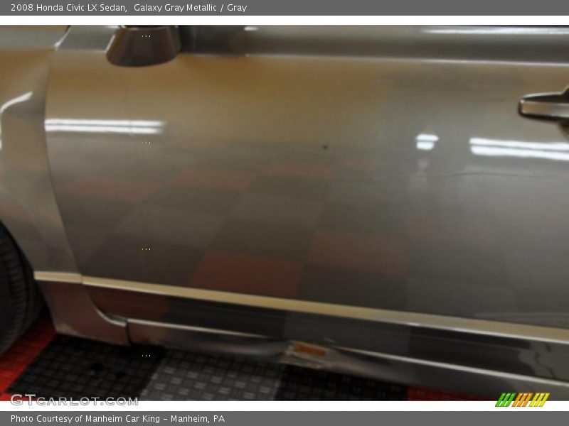 Galaxy Gray Metallic / Gray 2008 Honda Civic LX Sedan
