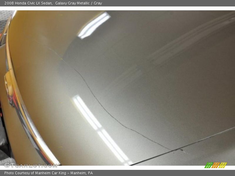 Galaxy Gray Metallic / Gray 2008 Honda Civic LX Sedan