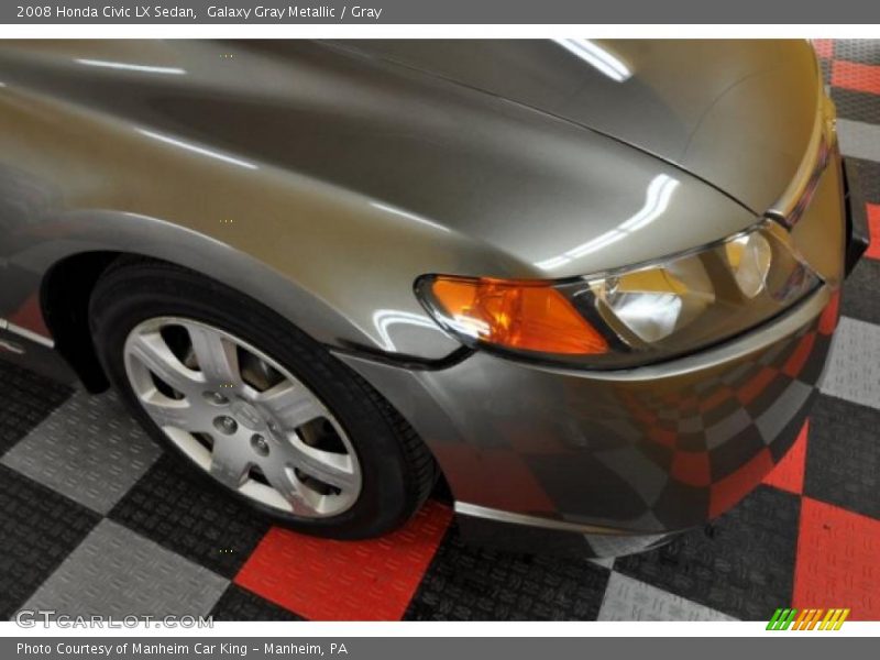 Galaxy Gray Metallic / Gray 2008 Honda Civic LX Sedan