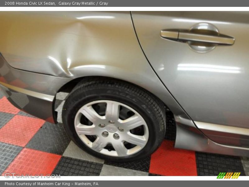 Galaxy Gray Metallic / Gray 2008 Honda Civic LX Sedan