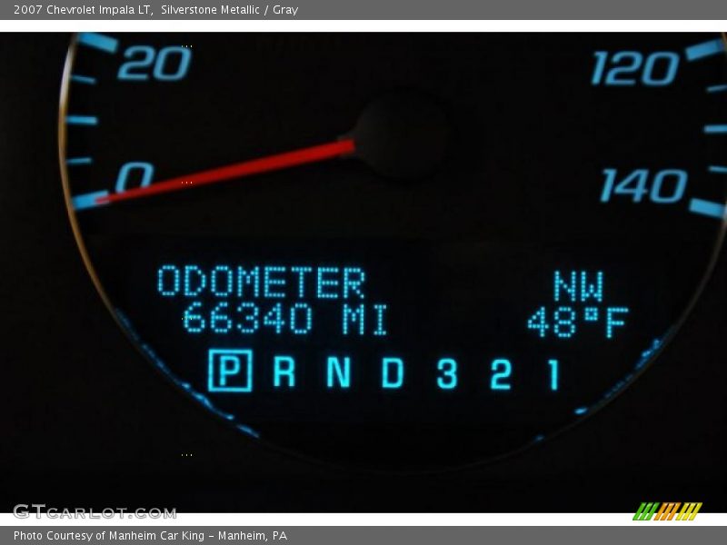 Silverstone Metallic / Gray 2007 Chevrolet Impala LT