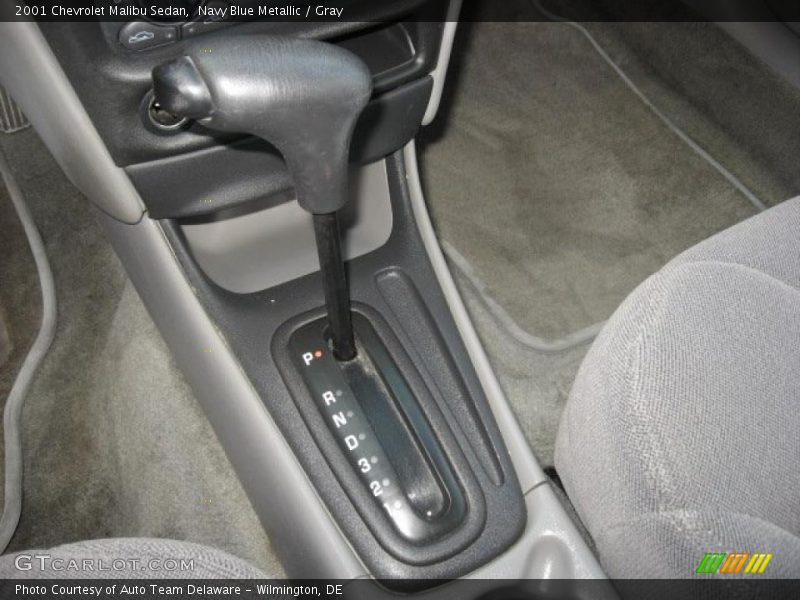 Navy Blue Metallic / Gray 2001 Chevrolet Malibu Sedan