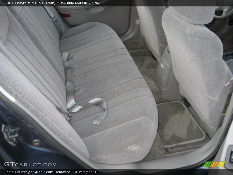 Navy Blue Metallic / Gray 2001 Chevrolet Malibu Sedan