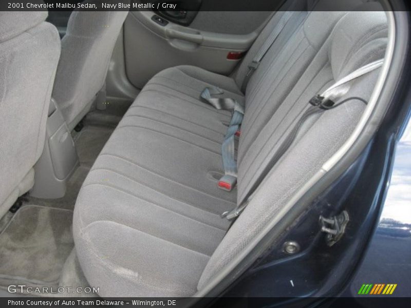 Navy Blue Metallic / Gray 2001 Chevrolet Malibu Sedan