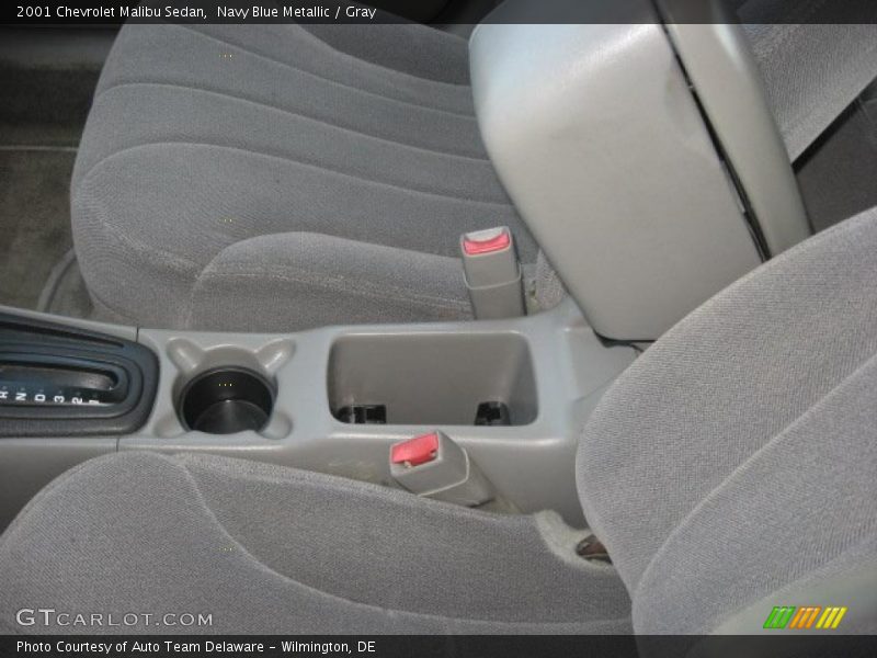 Navy Blue Metallic / Gray 2001 Chevrolet Malibu Sedan