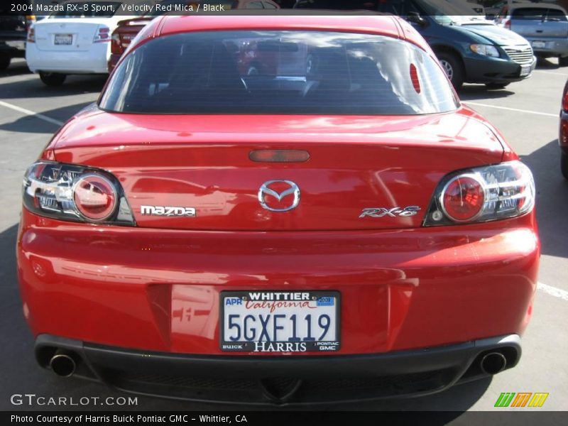 Velocity Red Mica / Black 2004 Mazda RX-8 Sport