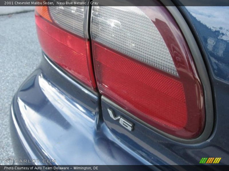 Navy Blue Metallic / Gray 2001 Chevrolet Malibu Sedan