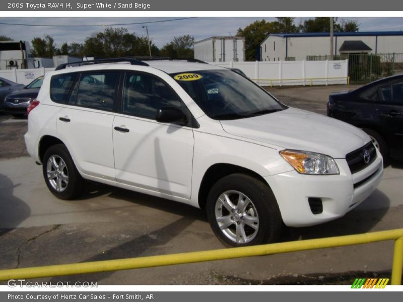 Super White / Sand Beige 2009 Toyota RAV4 I4