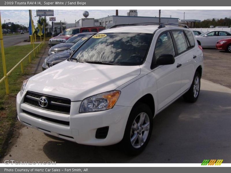 Super White / Sand Beige 2009 Toyota RAV4 I4