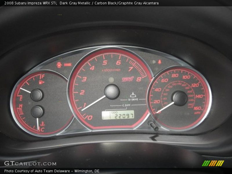  2008 Impreza WRX STi WRX STi Gauges