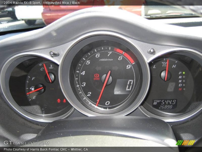 Velocity Red Mica / Black 2004 Mazda RX-8 Sport