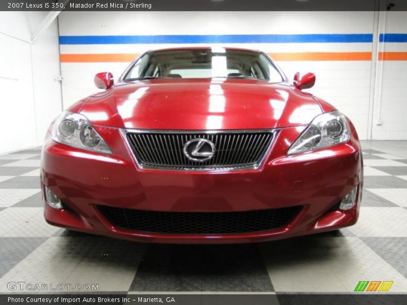 Matador Red Mica / Sterling 2007 Lexus IS 350