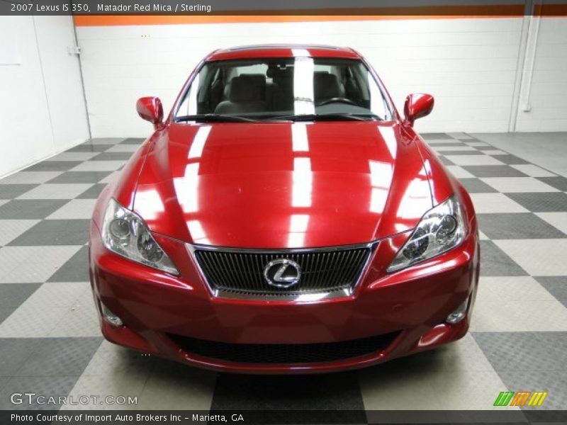 Matador Red Mica / Sterling 2007 Lexus IS 350