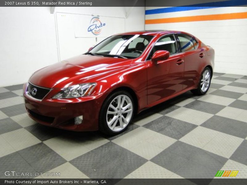 Matador Red Mica / Sterling 2007 Lexus IS 350