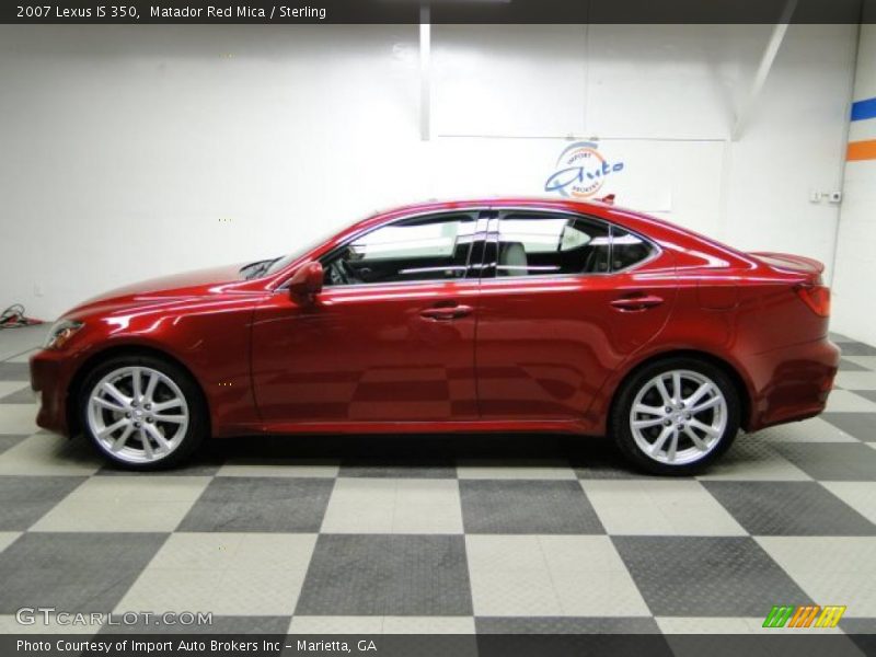 Matador Red Mica / Sterling 2007 Lexus IS 350