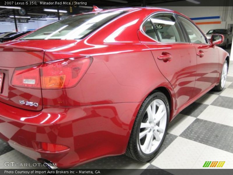 Matador Red Mica / Sterling 2007 Lexus IS 350