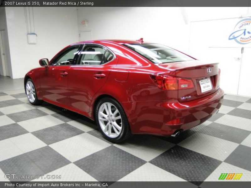 Matador Red Mica / Sterling 2007 Lexus IS 350