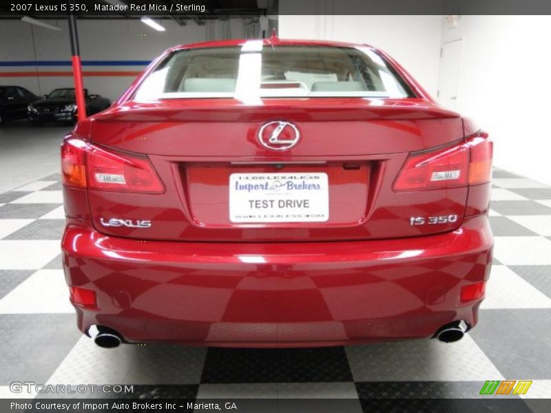 Matador Red Mica / Sterling 2007 Lexus IS 350