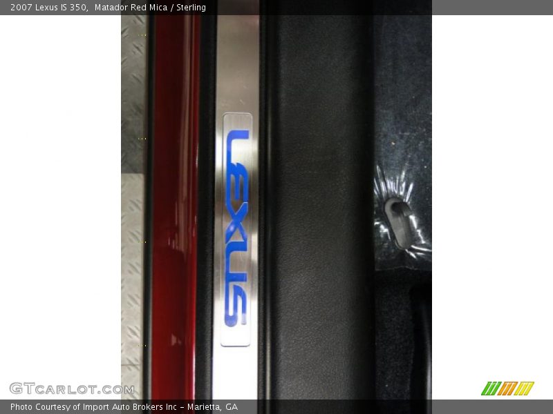 Matador Red Mica / Sterling 2007 Lexus IS 350