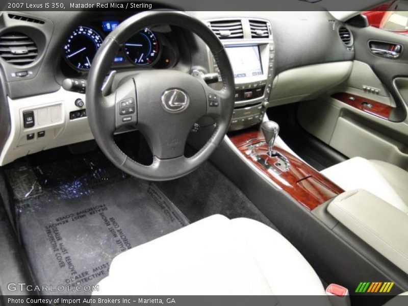 Matador Red Mica / Sterling 2007 Lexus IS 350