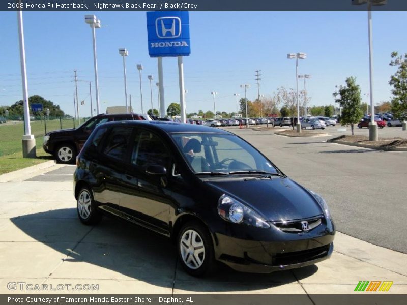 Nighthawk Black Pearl / Black/Grey 2008 Honda Fit Hatchback