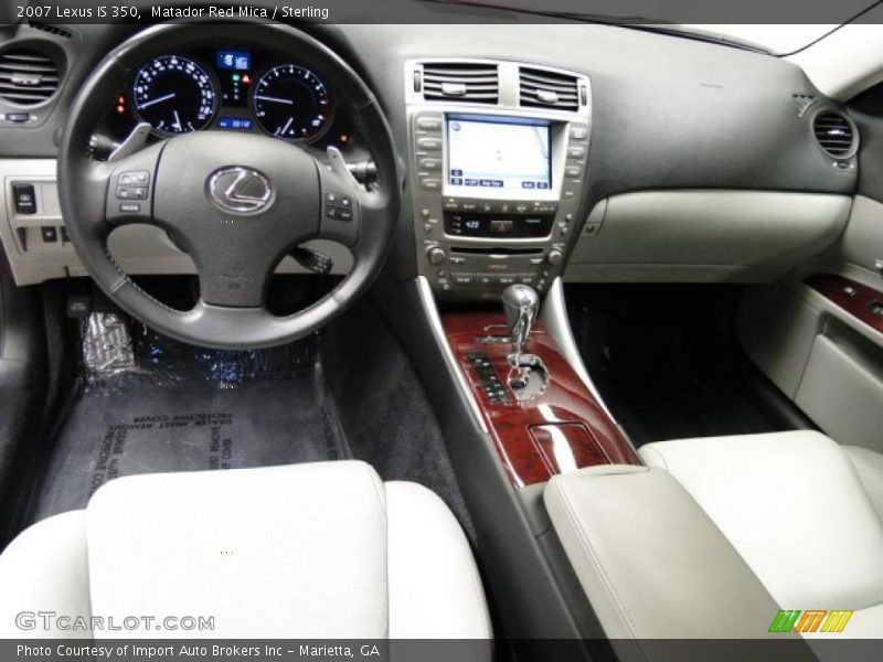 Matador Red Mica / Sterling 2007 Lexus IS 350