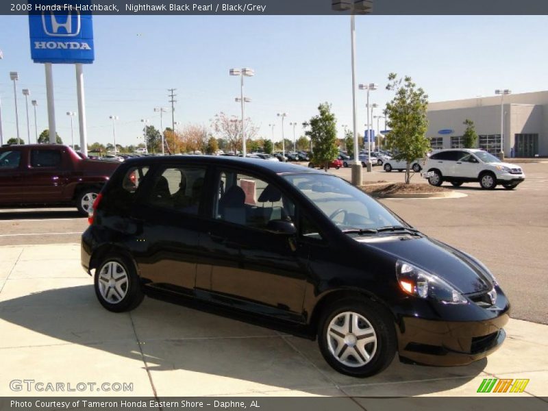 Nighthawk Black Pearl / Black/Grey 2008 Honda Fit Hatchback