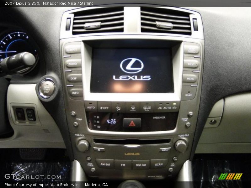 Matador Red Mica / Sterling 2007 Lexus IS 350