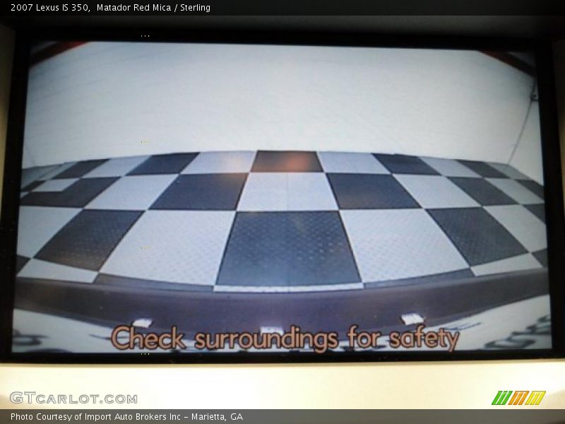 Matador Red Mica / Sterling 2007 Lexus IS 350