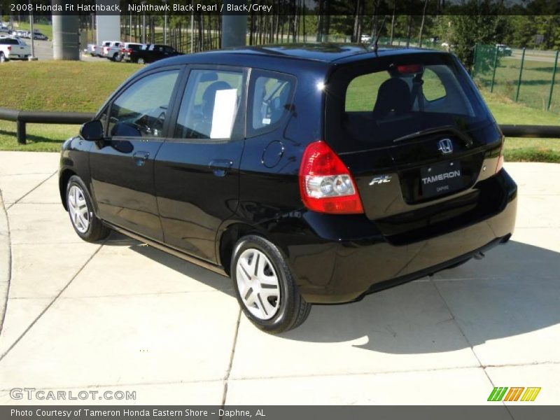Nighthawk Black Pearl / Black/Grey 2008 Honda Fit Hatchback