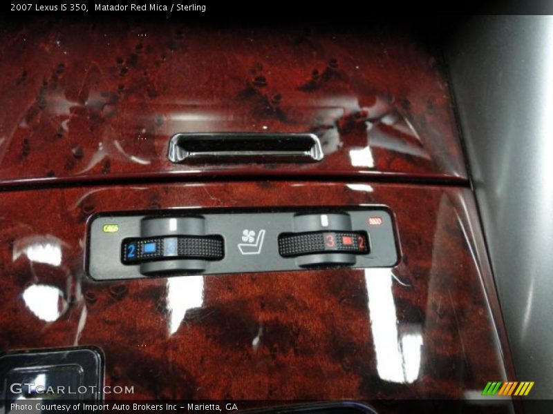 Matador Red Mica / Sterling 2007 Lexus IS 350