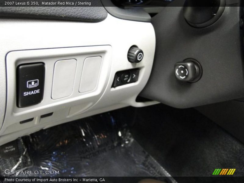 Matador Red Mica / Sterling 2007 Lexus IS 350