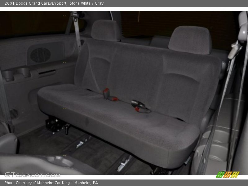 Stone White / Gray 2001 Dodge Grand Caravan Sport