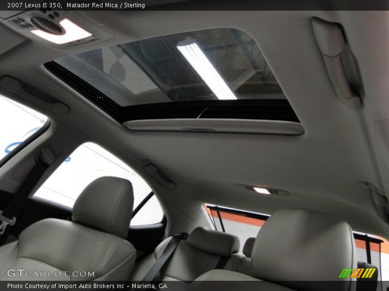 Matador Red Mica / Sterling 2007 Lexus IS 350