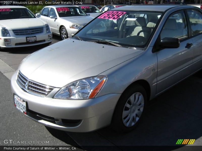 Cool Silver Metallic / Gray 2007 Mitsubishi Lancer ES