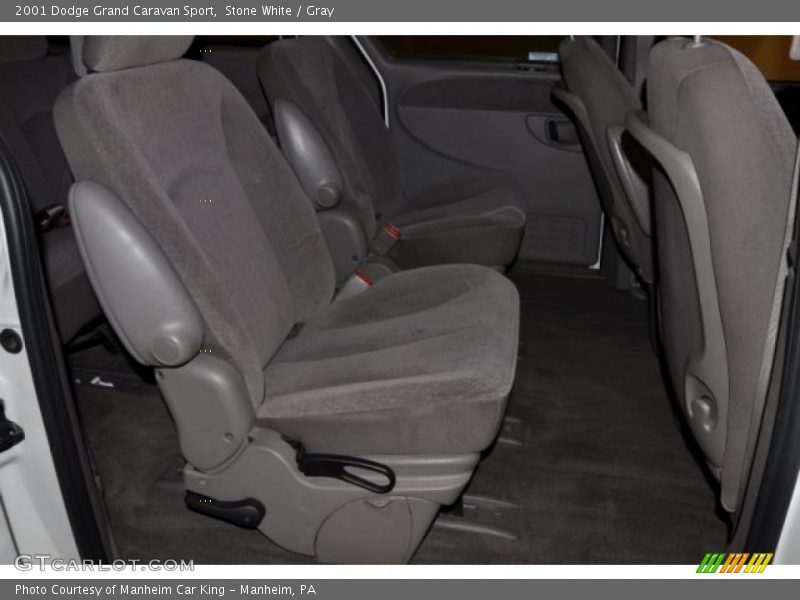Stone White / Gray 2001 Dodge Grand Caravan Sport