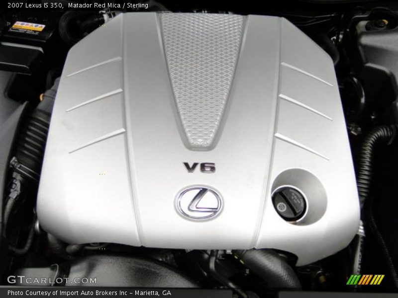 Matador Red Mica / Sterling 2007 Lexus IS 350