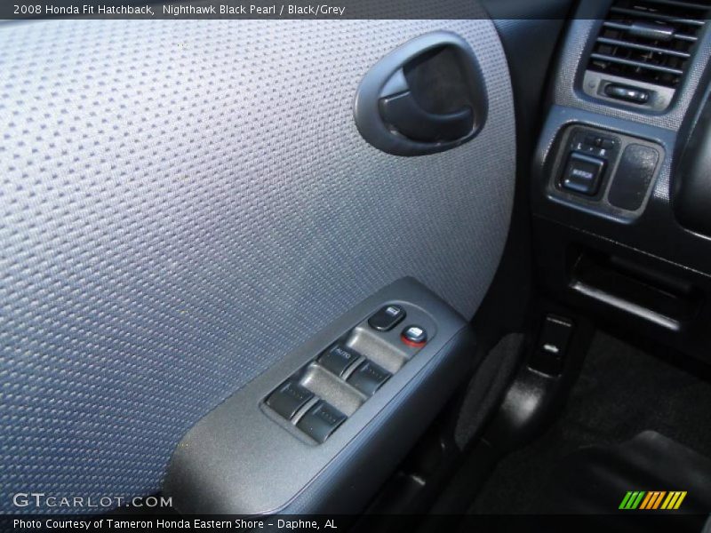 Nighthawk Black Pearl / Black/Grey 2008 Honda Fit Hatchback
