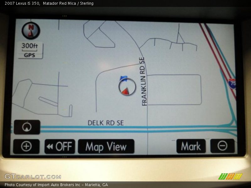 Matador Red Mica / Sterling 2007 Lexus IS 350