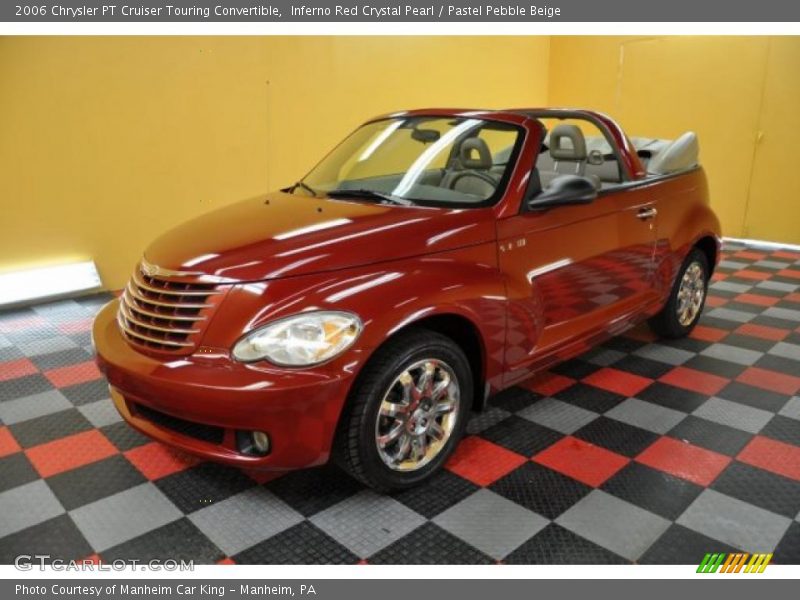 Inferno Red Crystal Pearl / Pastel Pebble Beige 2006 Chrysler PT Cruiser Touring Convertible